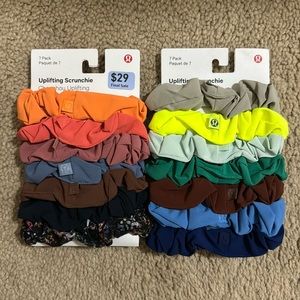 LULULEMON uplifting scrunchie*7*2 packs